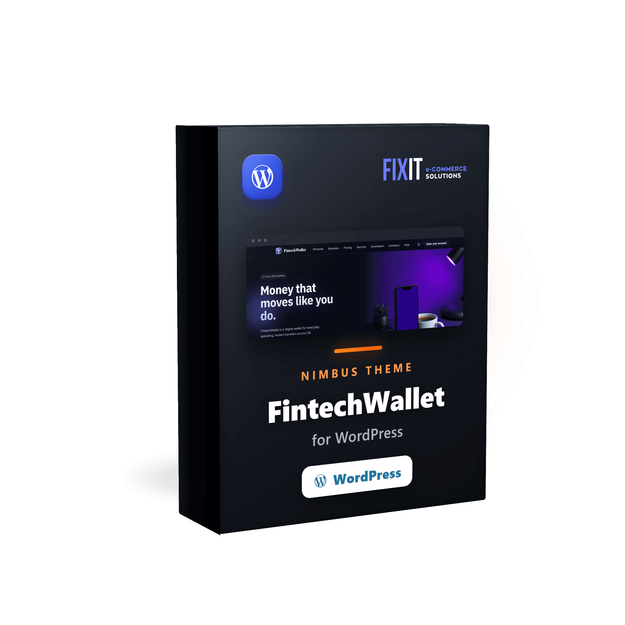 WordPress Theme FintechWallet